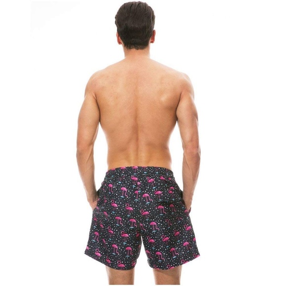 Men's Swim Trunks Quick Dry Beach Shorts - Picture 3 of 7